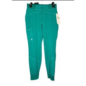 Barco One Boost 3-Pocket Mid Rise Jogger Scrub Pant Women’s XSP Dark Jade NEW